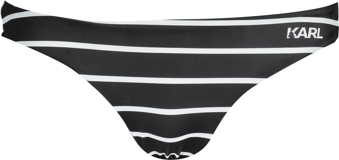 Spodnji del kopalk KARL LAGERFELD BEACHWEAR ženski, črn