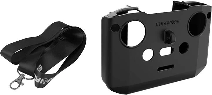 Silikonski ovitek za DJI RC-N1/RC-N2/RC-N3 Sunnylife, črn, z trakom