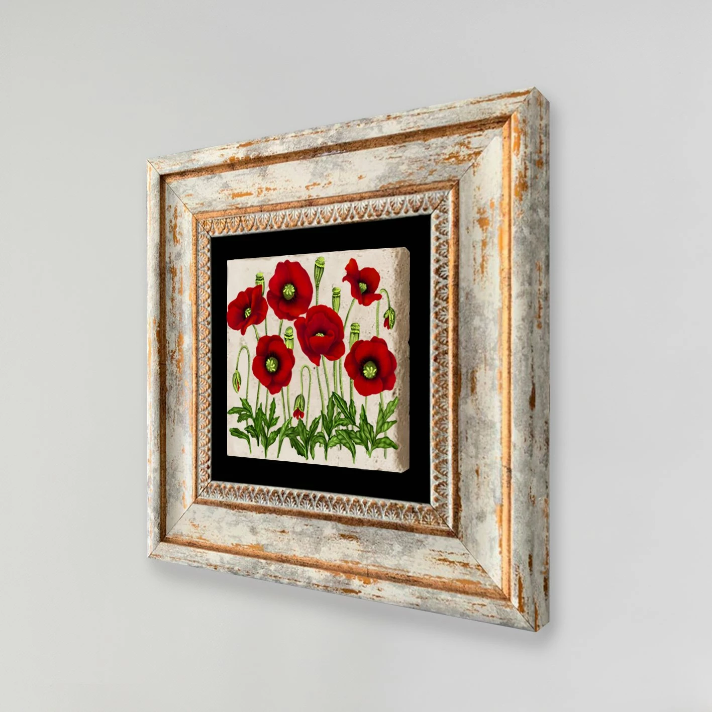Dekorativna slika s okvirjem, večbarvna, TC357225, 20 x 20 cm