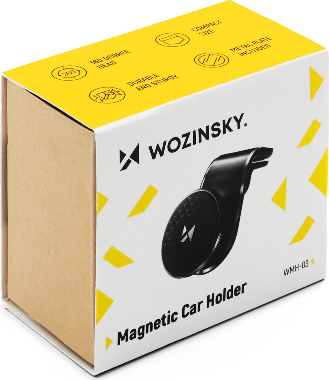 Magnetni nosilec za avto Wozinsky WMH-03, za rešetko, črn