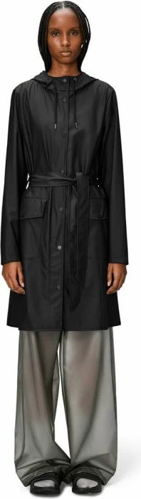 Parka za ženske Rains, črna