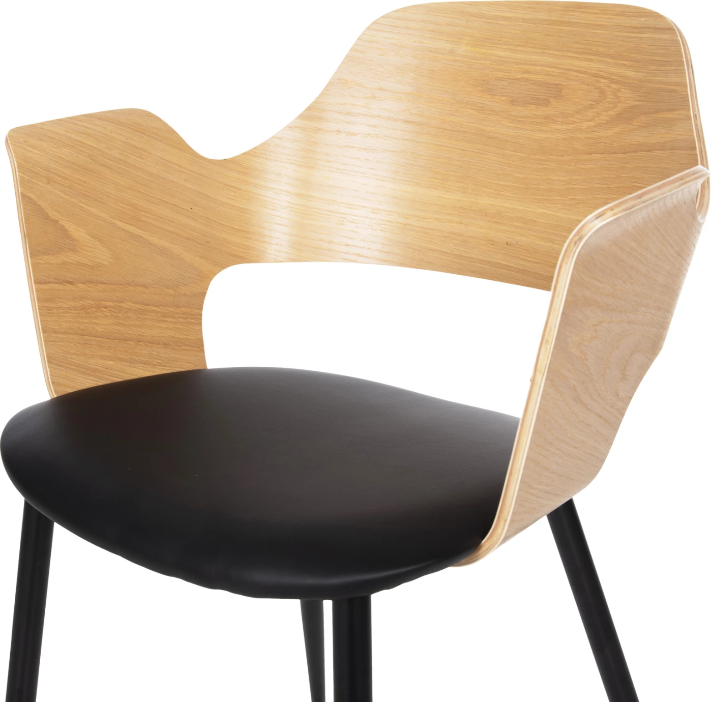 Jedilni set 5 kosov FH11970 miza DENTY in 4 stoli VELP (hrast)