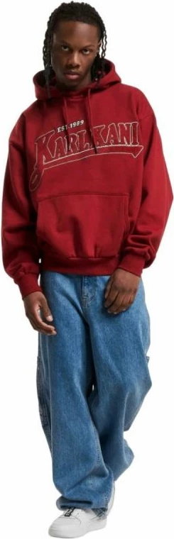 Duks TREKKING OS HOODIE, Karl Kani, rdeč
