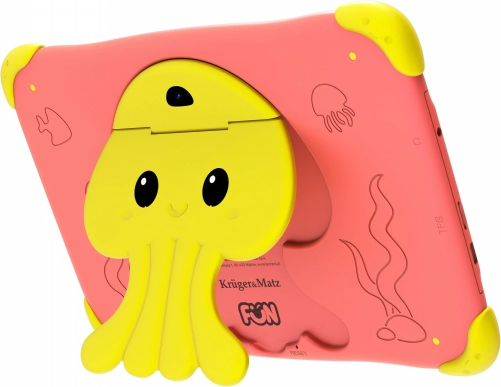Tablica za otroke Kruger & Matz FUN 808 KM0808-R, 8", 32 GB, 3 GB RAM, Android 13, rdeča/rumena