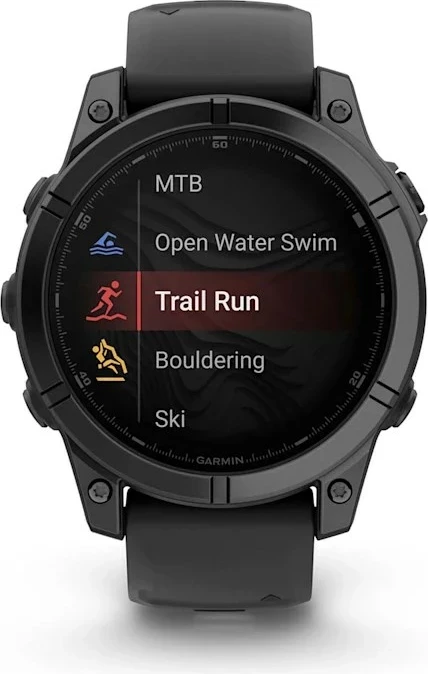 Napredna športna ura 47 mm, 16 GB, AMOLED, črna Garmin Fenix