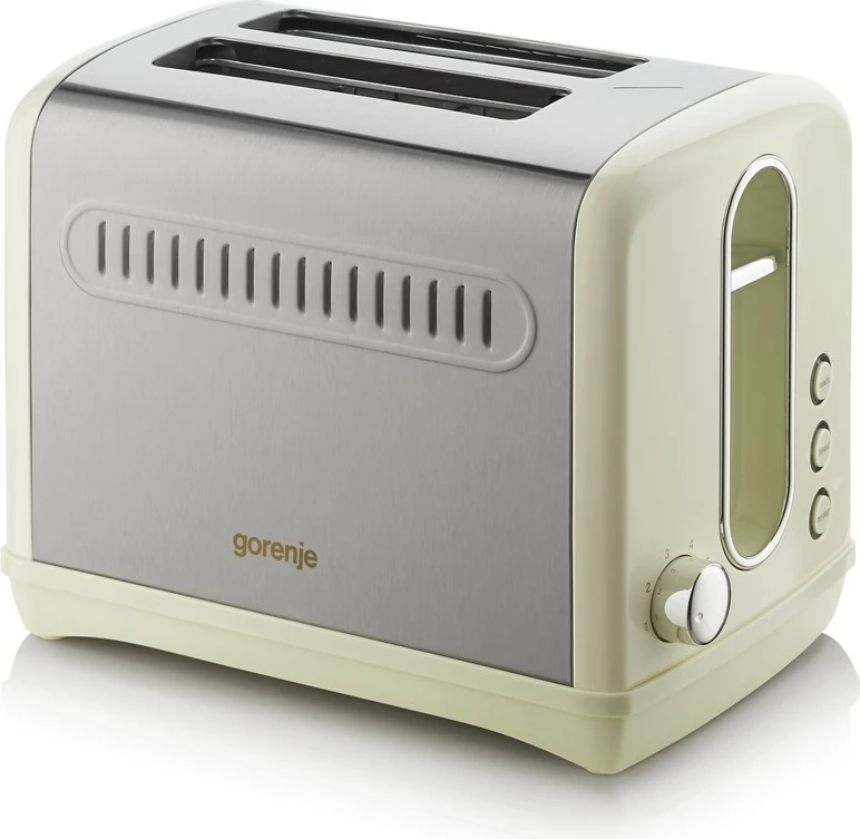 Toster 2 rezini, 1100 W, šampanjec Gorenje T1100CLI