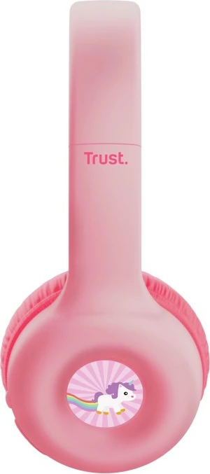 Slušalke Nouna, Trust, z USB Type-C ali Bluetooth, rožnate