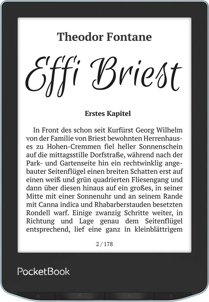 E-bralnik 6" E Ink Carta, 8 GB, svetlo modra — PocketBook Verse