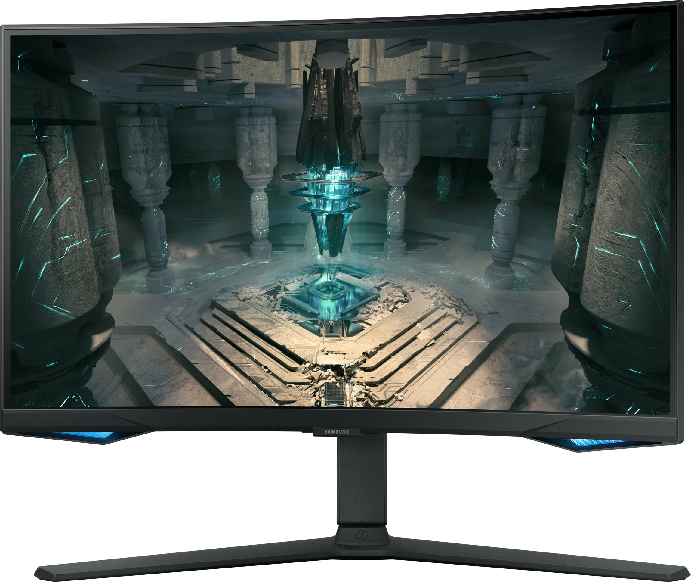 Zakrivljen 27" Quad HD monitor, Samsung LS27BG650EU, 1 ms, črn