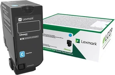 Toner cyan za Lexmark CS/X727/CS728, približno 10.000 strani