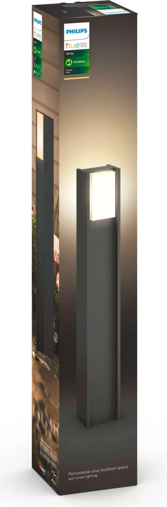 Pametna zunanja luč Turaco Wegel Philips HUE, 800 lm, antracit