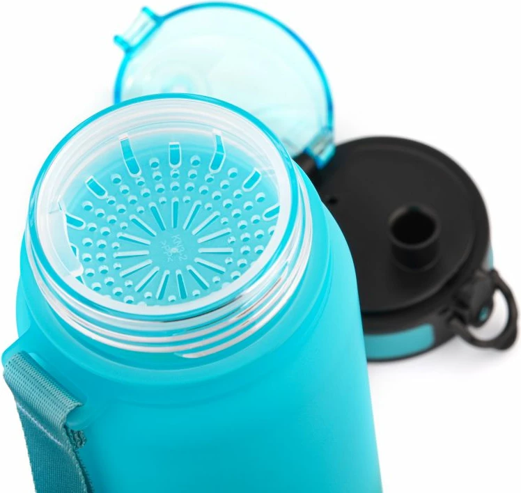 Športna steklenica Meteor, zelena/modra