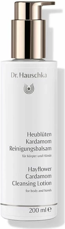 Čistilni balzam za telo in roke Dr. Hauschka Hayflower Cardamom Cleansing Lotion za ženske, 200 ml