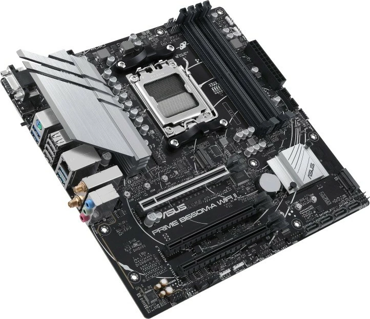 Matična plošča Asus PRIME B650M-A WIFI II, Socket AM5, DDR5, Wi‑Fi 6, Micro-ATX