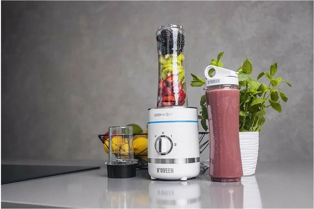 Mešalnik X-Line Sport Mix & Fit SB1100 N'OVEEN, 300W, 2 steklenici 600ml, bel