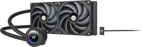 Vodni hladilnik Thermaltake TOUGHLIQUID 280 EX Pro, 2x14 cm, črn
