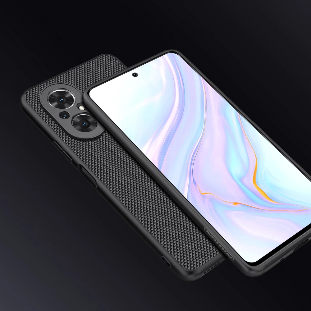 Ovitek za telefon Nillkin Textured Case za Honor 50 SE, najlon, črn