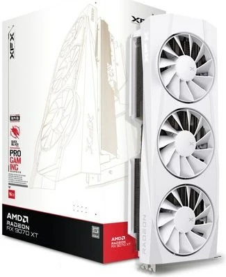 Grafična kartica XFX Quicksilver Radeon RX 9070 XT Gaming Edition, 16 GB GDDR6, bela