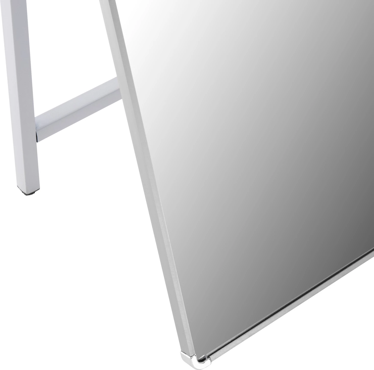 Talno stoječe ogledalo JOELY FH9578.40 aluminijast okvir v srebrni barvi 40x31x160Hcm