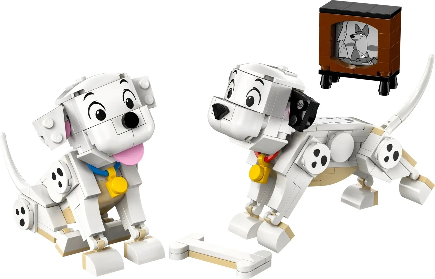Set LEGO Disney Lucky & Penny, 101 Dalmatincev, 268 kosov