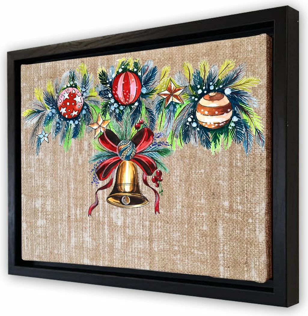 Dekorativna platnena slika z okvirjem, večbarvna, Wallity LSJ100140_6696, 67x97 cm