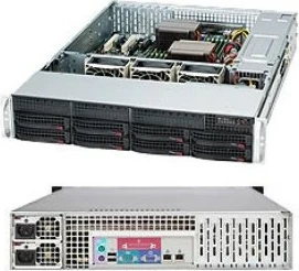 Strežnik Supermicro 825TQC-R802LPB, Rack, ATX, EATX, 800 W, črn