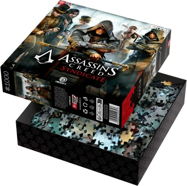Sestavljanka Assassin's Creed Syndicate, 1000 kosov, večbarvna, Cenega Publishing