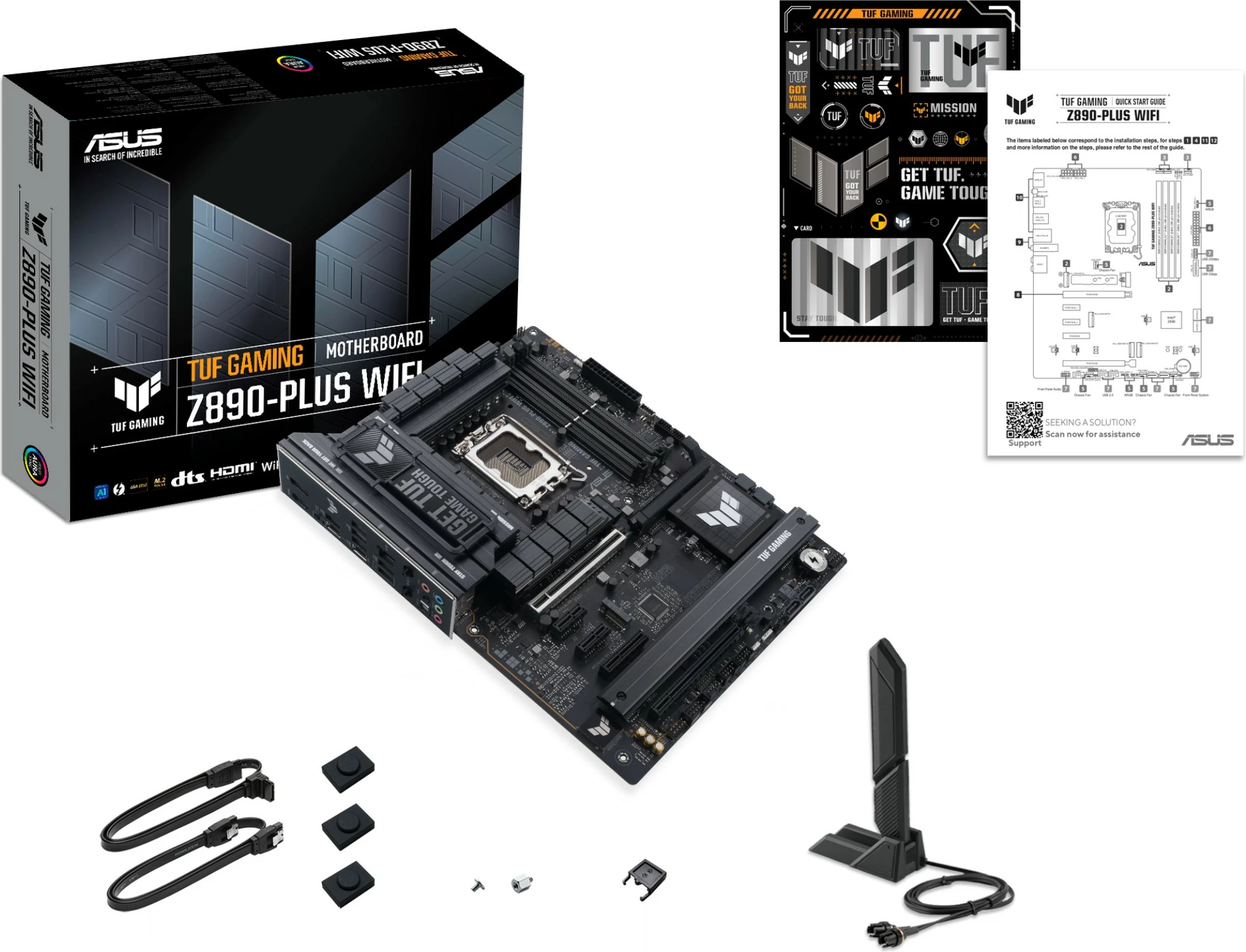 Matična plošča ASUS TUF GAMING Z890-PLUS WIFI, Intel, LGA 1851, DDR5, 192 GB