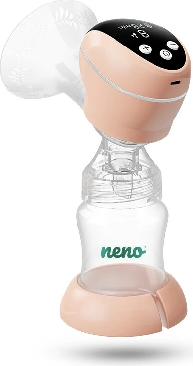 Električna prsna črpalka neno Primo, 150 ml, LCD, breskev