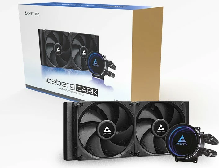 Hladilnik CPU, 240 mm, ARGB, Chieftec ICEBERG 240