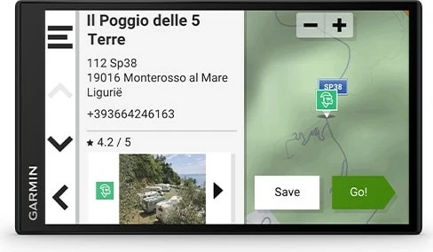Navigacijska naprava za kamp prikolice Garmin Camper 795, 32 GB, 6,95", črna