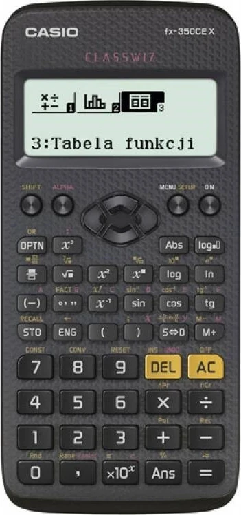 Znanstveni kalkulator Casio FX-350CEX, črn