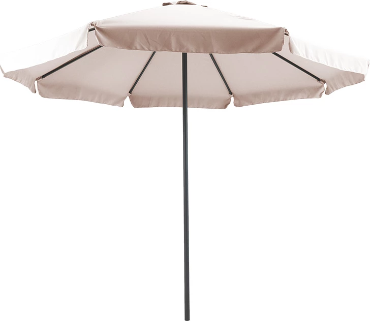 Profesionalen dežnik Nagida enodelni aluminij Φ3m siva bež-antracit