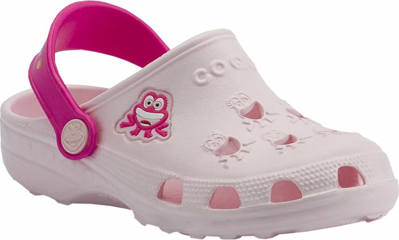 Rdeče otroške čevlje Coqui Little Frog, za deklice