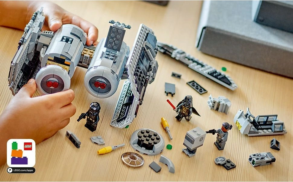 Gradbeni set LEGO Star Wars TIE Bomber, 625 kosov, plastika, večbarven