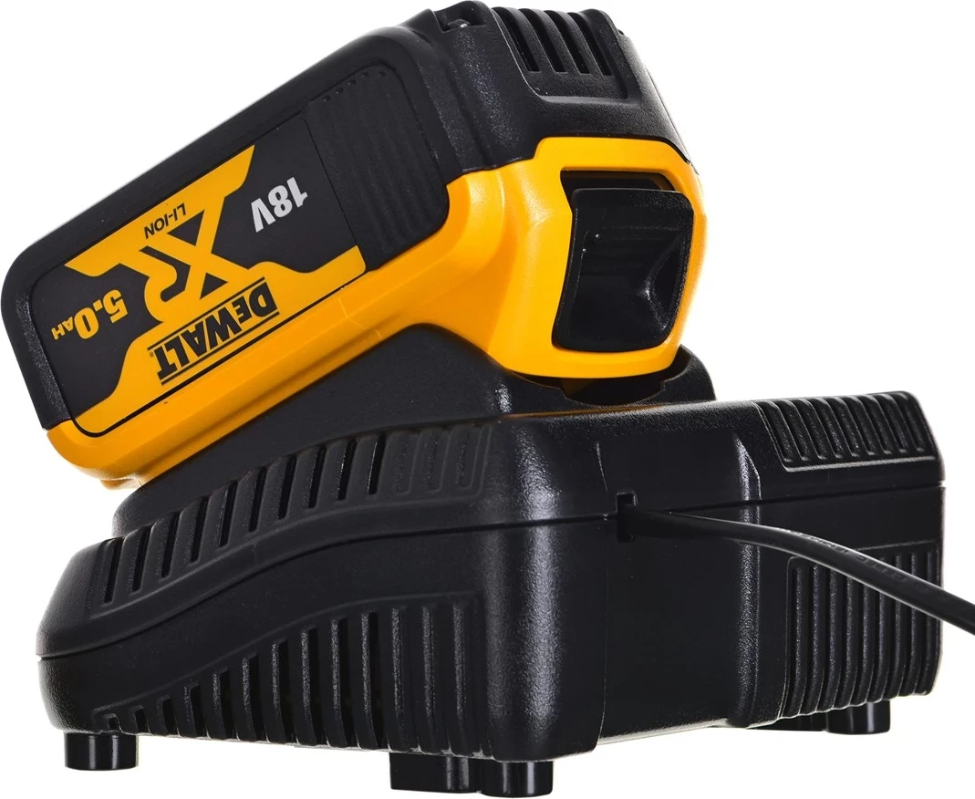 Kompakten akumulatorski vrtalnik-izvijač 18V DeWalt DCD805P2T, 2x5.0Ah, TSTAK, rumen