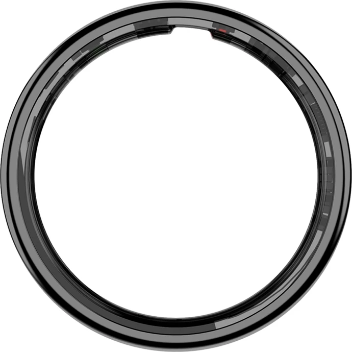 Pameten prstan Colmi R12, 18,3 mm velikost 8, LED zaslon, 1ATM, baterija do 5 dni, črn