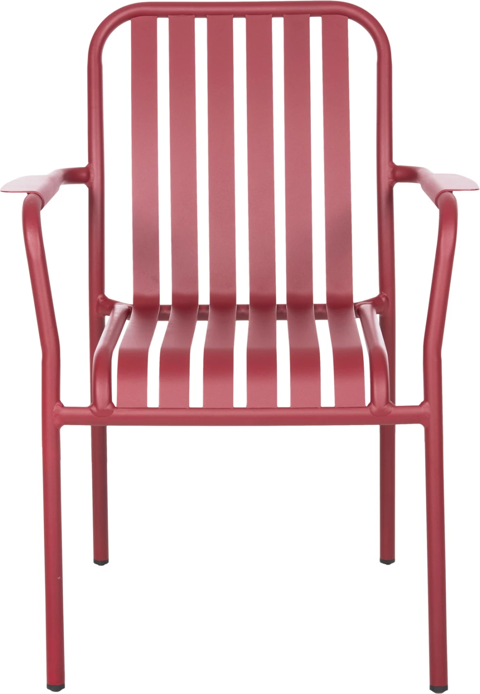 Aluminijasti naslanjač RACHEL FH6088.05 rdeč 63x58x85Hcm