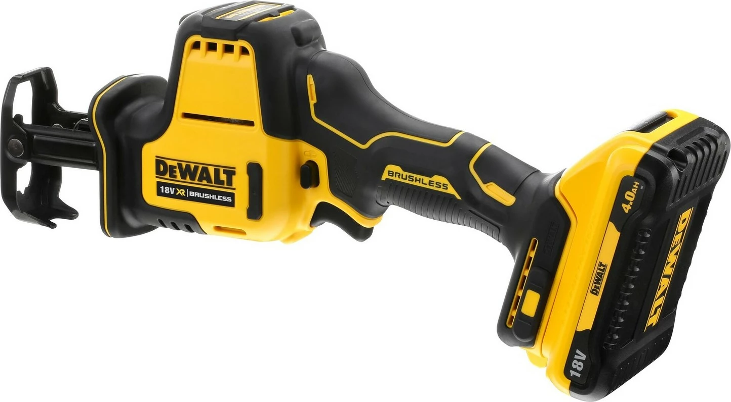 Recipročna žaga, brezkrtačna DeWALT DCS369NT-XJ, 18 V, 2800 ud/min, črn/rumen