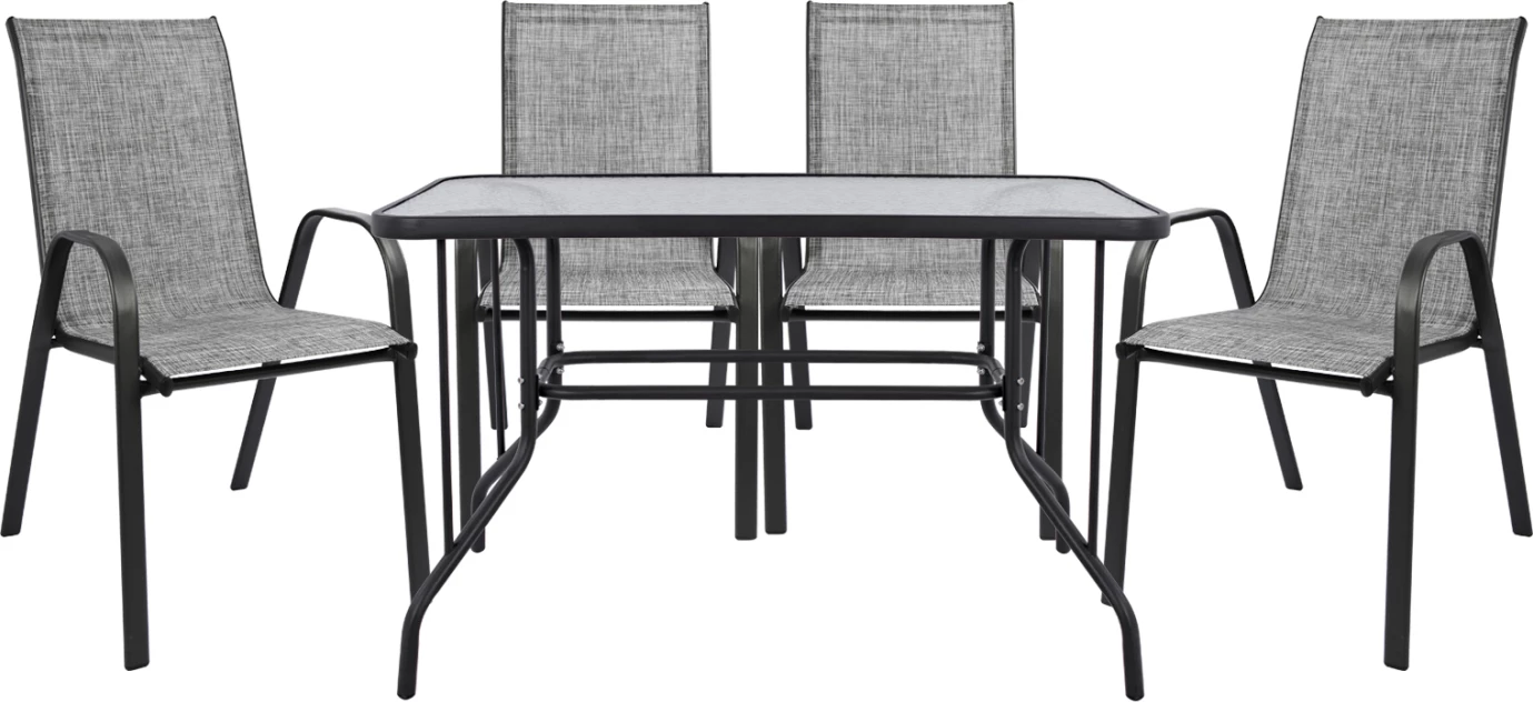 Komplet jedilna miza 5 kosov 4 stoli in miza FH5193.01