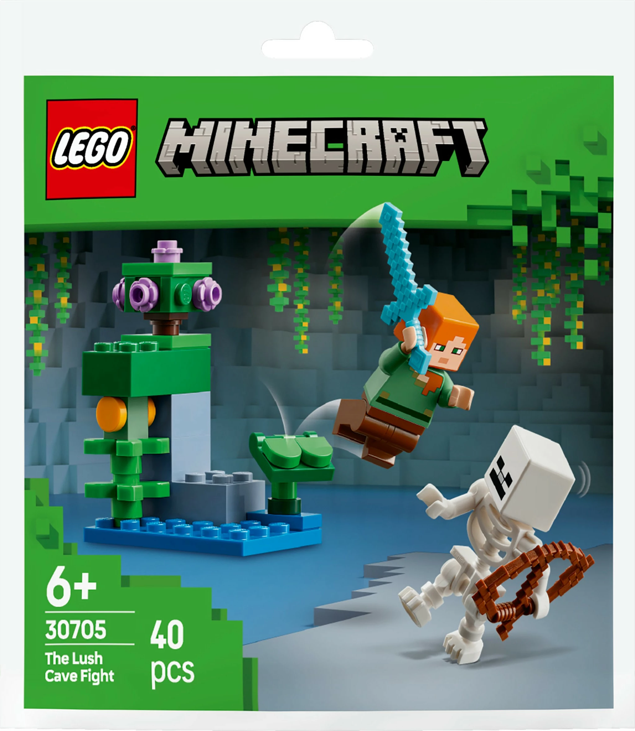 Gradbeni komplet Minecraft 30705, 40 delov, večbarven