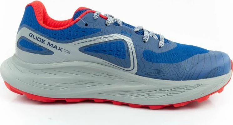 Tekstilne tekaške superge Salomon Glide Max TR Run The Alps, modre, za moške in ženske