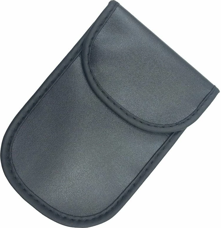 Zaščitni ovitek proti kraji za avtomobilske ključe Hurtel, Faraday škatla, 14x10 cm, črn