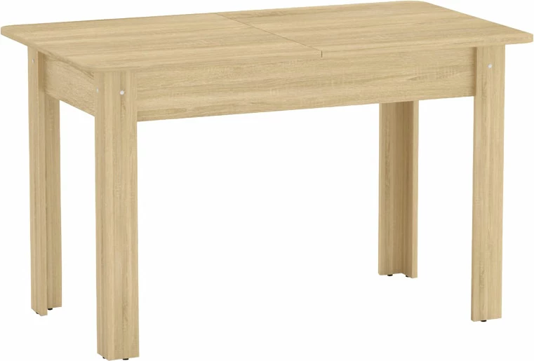 Raztegljiva jedilna miza Quiin, sonoma, 120–174 x 70 x 73,5 cm