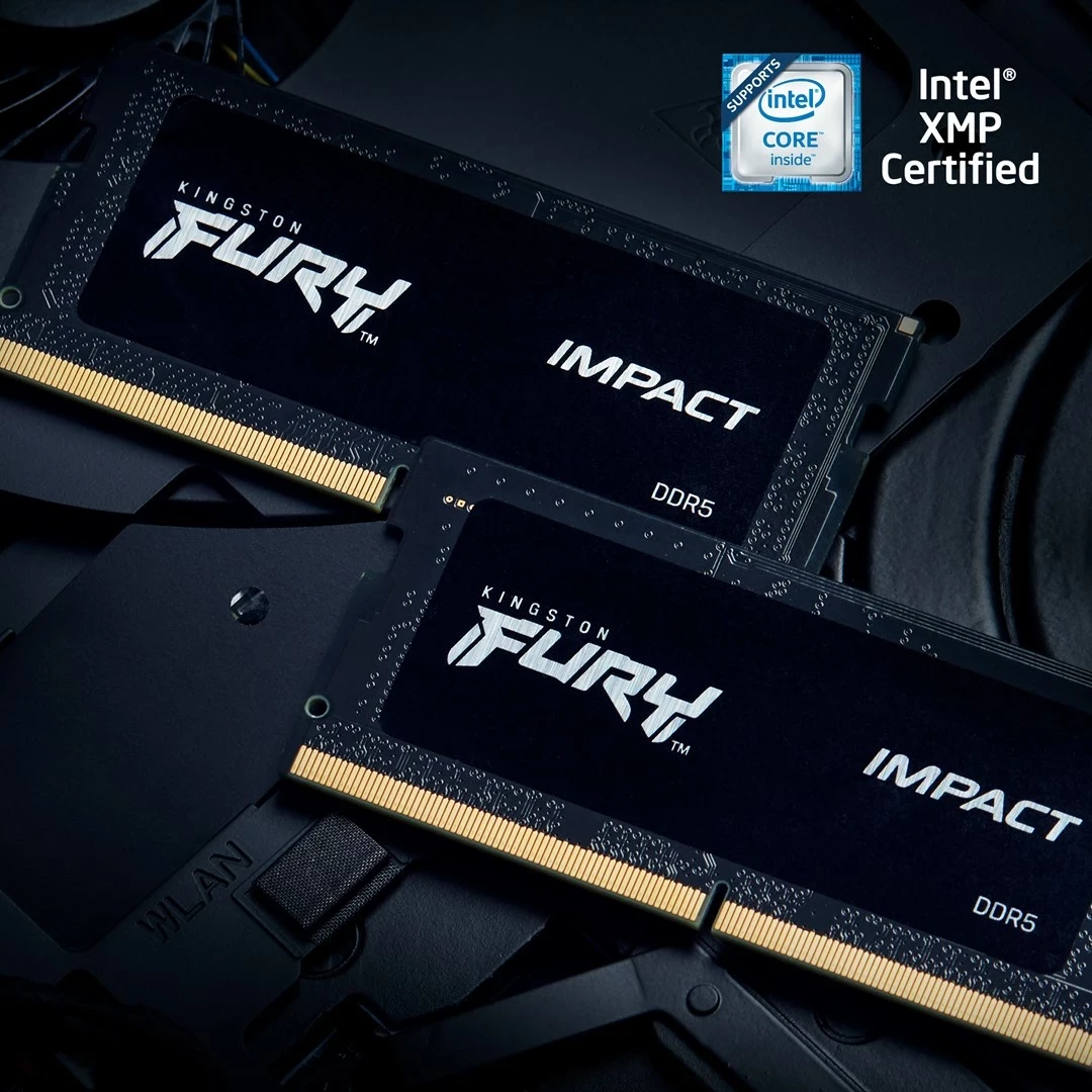 RAM pomnilnik Kingston Fury Impact, SODIMM, DDR5, 16 GB, 5600 MHz, CL40