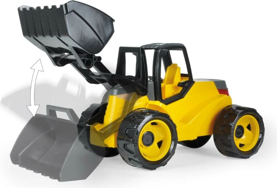 Igrača nakladalec, 67 cm, plastičen, rumena/črna/siva, v škatli Lena