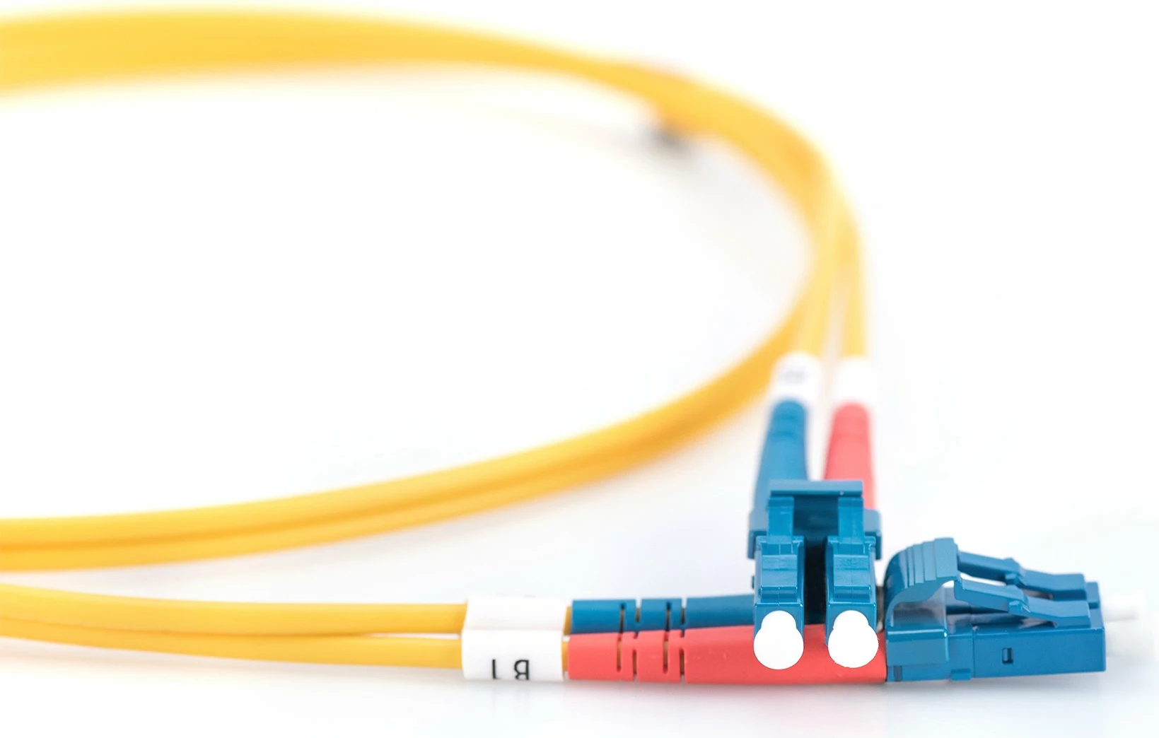 Optični kabel LC/LC singlemode OS2, 2 m, rumen – Digitus