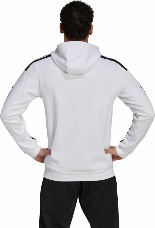 Duks s kapuco adidas Squadra 21, bel, moški