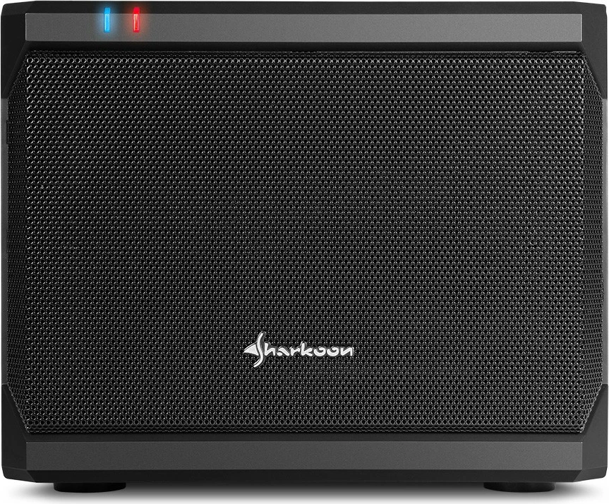 Kompaktna in elegantna kaseta SHARKOON QB One Mini-ITX, črna