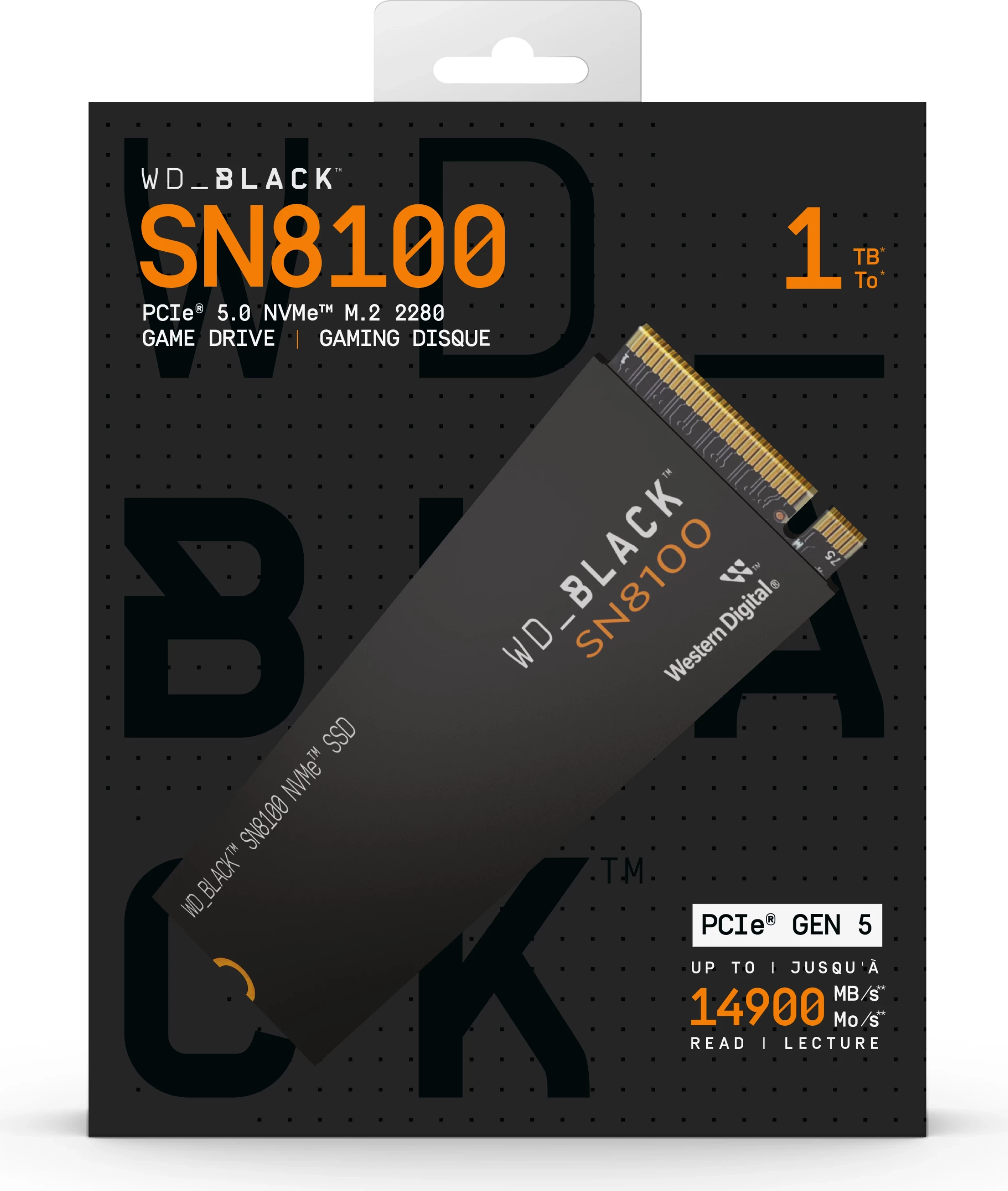 Hitri SSD M.2 1TB NVMe PCIe 5.0, Western Digital WD Black SN8100